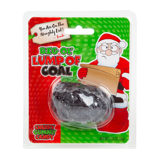Lump of Coal Gummy Candy - 6 Count