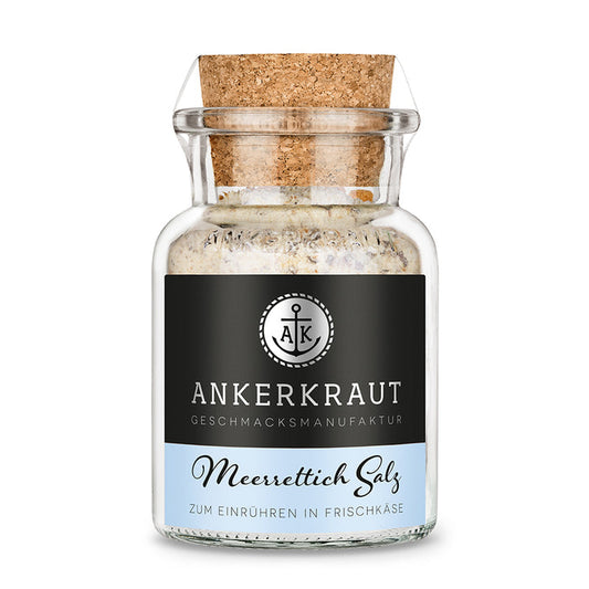 Meerrettich Salz Korkenglas