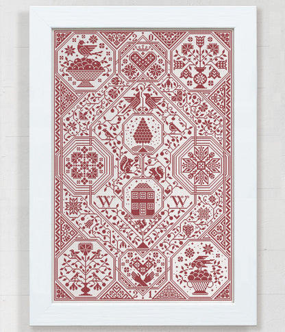 Modern Folk Embroidery - SAL 2021: The Fruits of Plenty - Booklet Chart