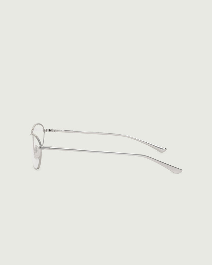 Silver::Nova Eyeglasses pilot silver metal side