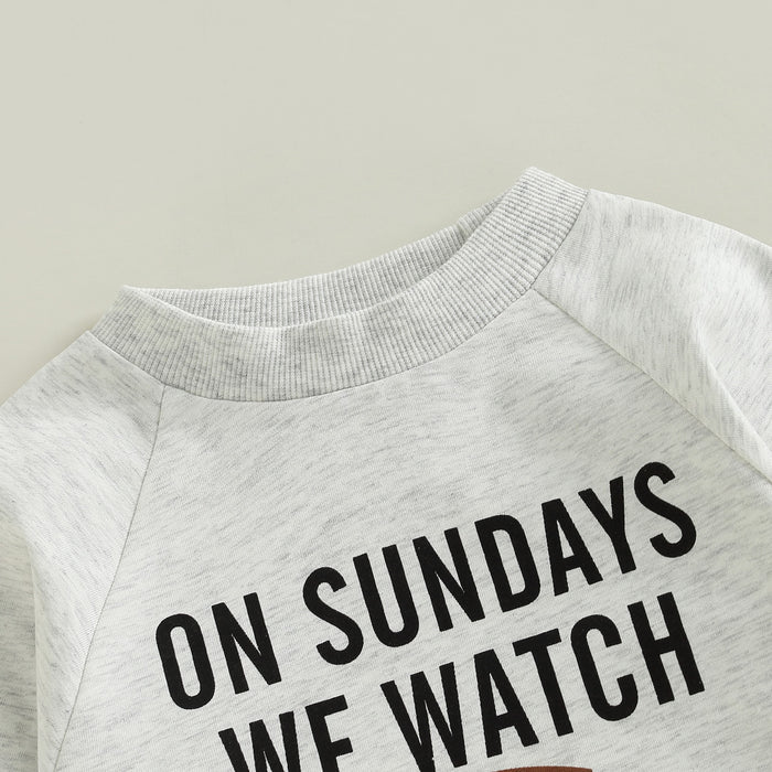 ON SUNDAYS WE WATCH FOOTBALL Jumpsuit