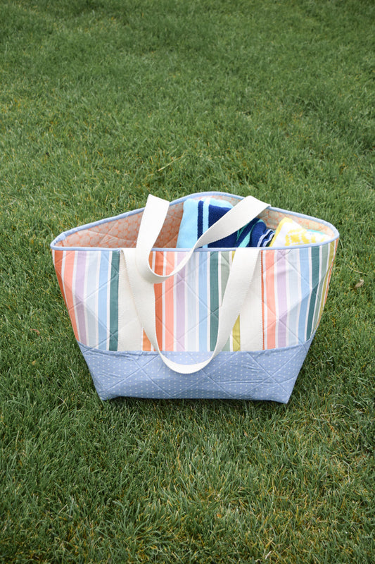Over-sized Beach Tote Fabric Kit - Fab Floral