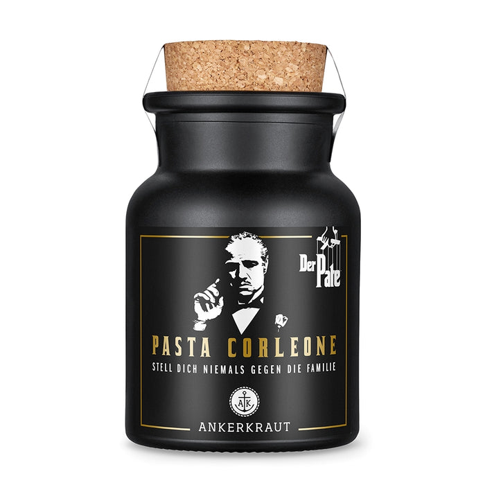 Pasta Corleone Gewürz vor weißem Hintergrund