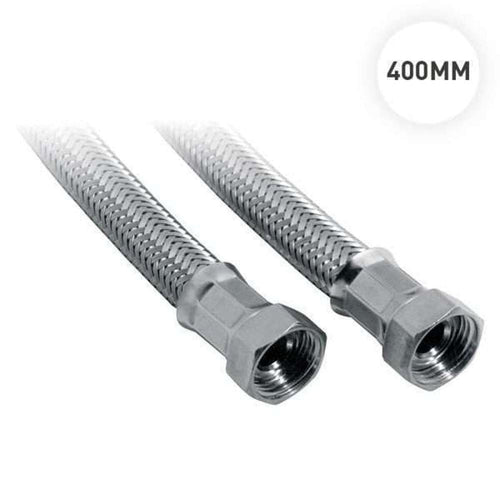 Pex Braided S/Steel Flexible Hose 40cm