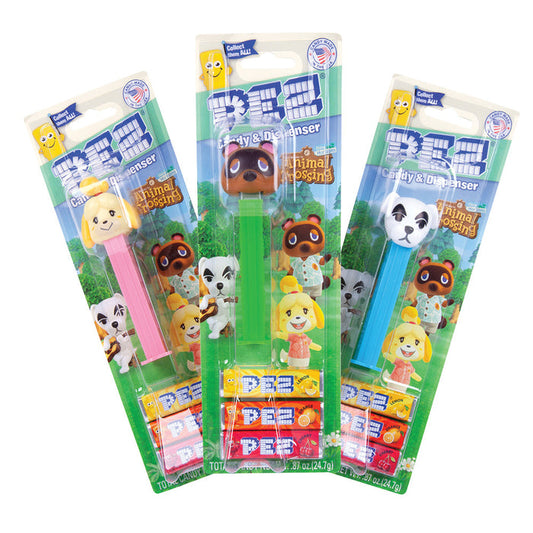 PEZ Animal Crossing Candy Dispensers Blister Pack - 6 Count