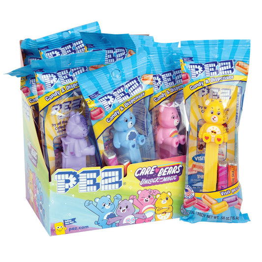 PEZ Care Bears Assorted Candy Dispensers - 12 Count