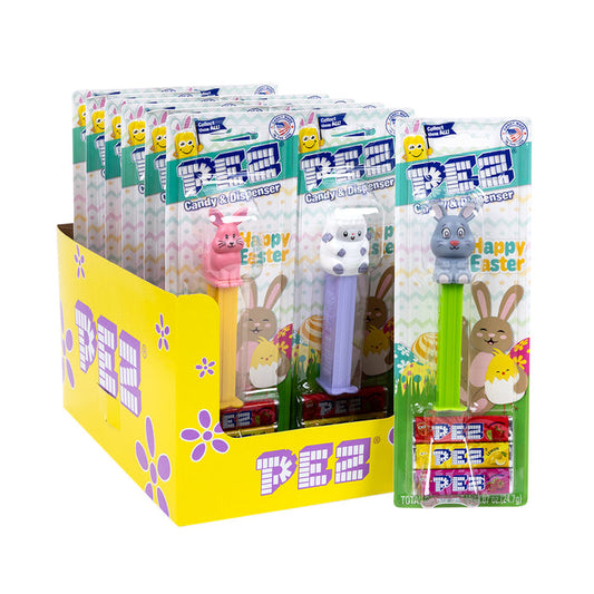 PEZ Easter Assortment Candy Blister Pack - 12 Count