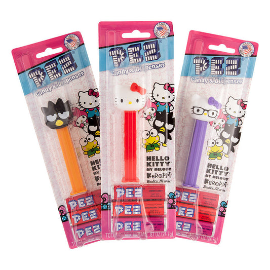 PEZ Hello Kitty Assorted Candy Dispensers Blister Pack - 12 Count