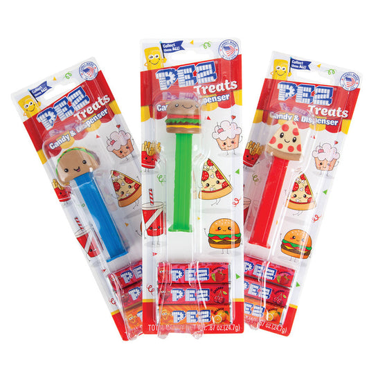 PEZ Treats Assorted Candy Blister Pack - 12 Count