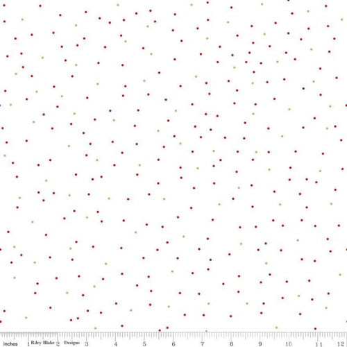 Pin Dot- Christmas 3 Yd Cut
