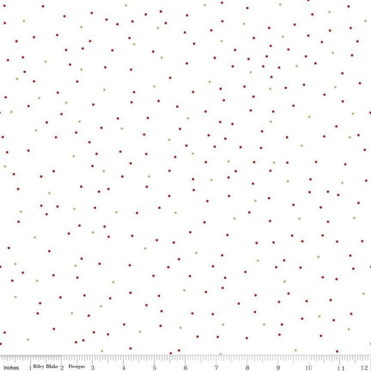 Pin Dot- Christmas 3 Yd Cut