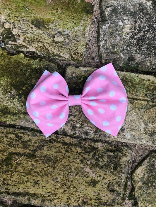 Pink Polka Dot Clip