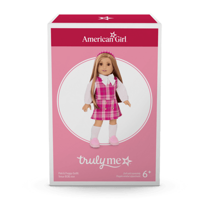 Pink & Preppy Outfit & We Heart Fashion Accessories for 18-inch Dolls