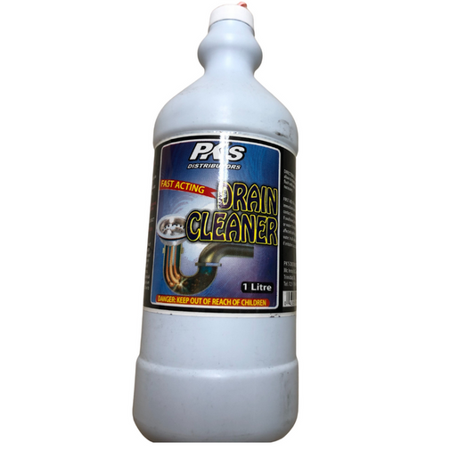 PKS Distributors Drain Cleaner For clearing clogs in sinks, drains, pipes.- 500 ML MEGA