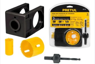 Pretul 4pc Door lock installation kit- 26038 MEGA