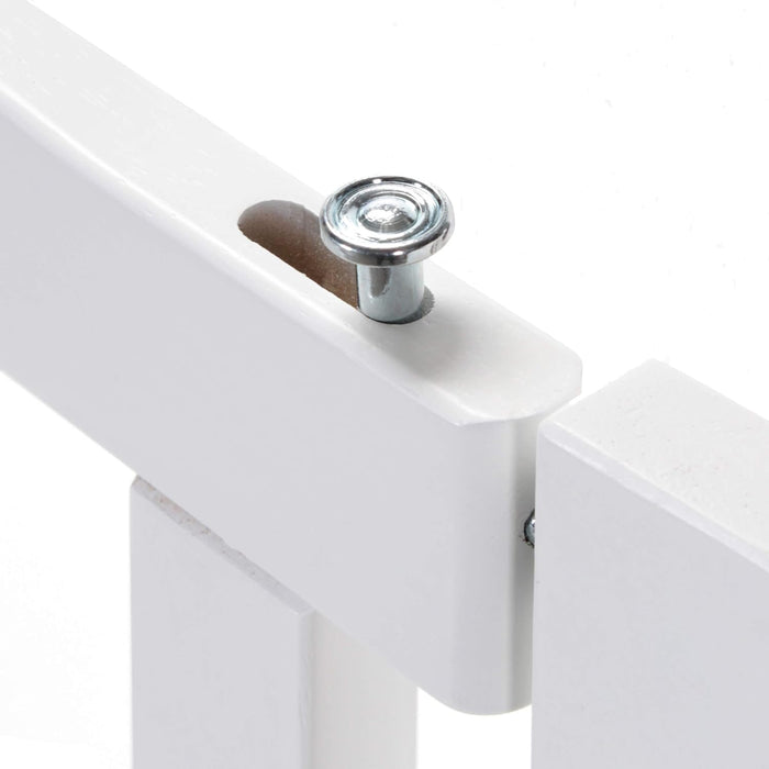 Primetime Petz 360 Configurable Freestanding Dog Gate With Door For Home Size 24 White