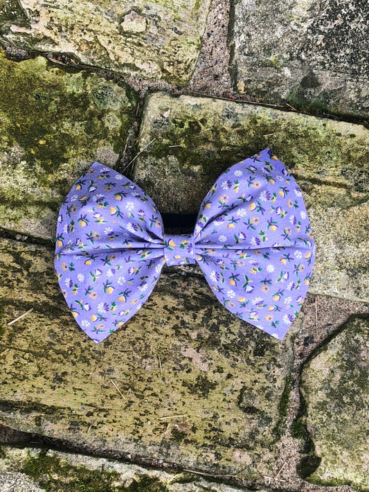 Purple Floral Clip