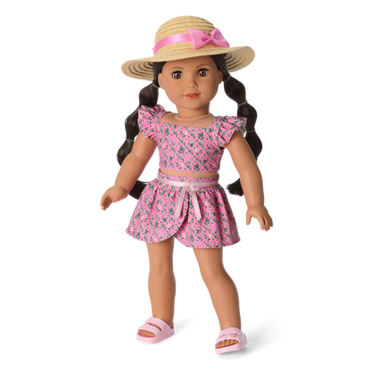 Raquel's™ Beach Outfit for 18-inch Dolls (Girl of the Year™ 2026)