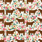 Red Angus Floral