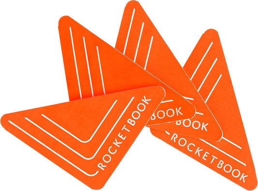 Rocketbook Beacons Whiteboard Reusable Sticker, Orange