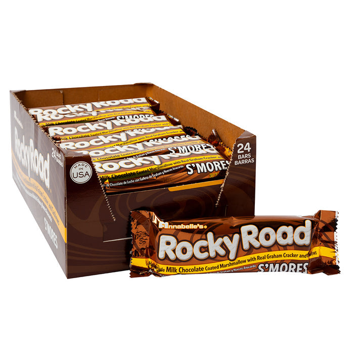 Rocky Road Smores Candy Bars - 24ct