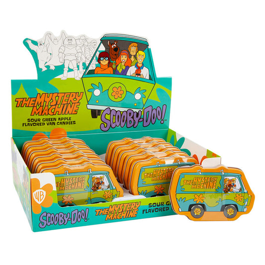 Scooby Doo Mystery Machine Candy Vans Tin - 12 Count
