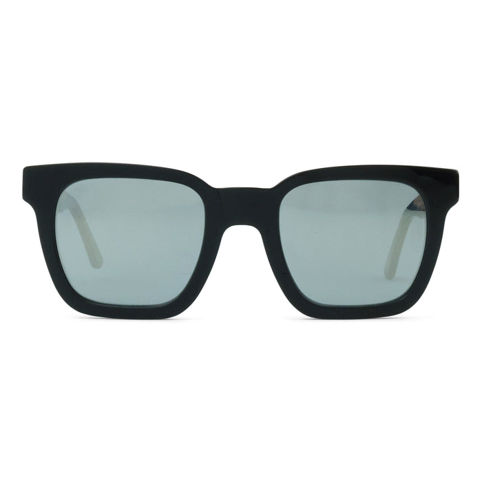 Black - Silver Mirror Lens
