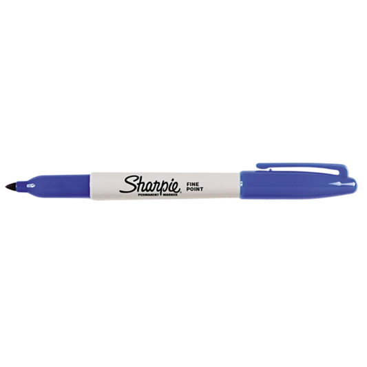 Sharpie Fine Point Permanent Markers, Blue, 1 Count - 7164130003 Pie's Variety Store