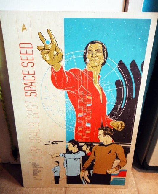 Space Seed  Wood Variant Martin Ansin poster