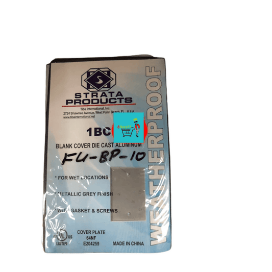Strata Products 1-BC Blank Cover Die Cast Aluminium -FU-BP-10 Mega