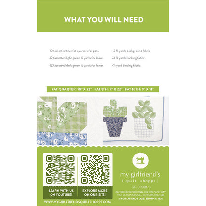 Succulent Stitches Quilt (Downloadable Sewing Pattern)