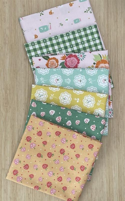 Summer Skies and Fireflies Fat Quarter Fabric Bundle (7)