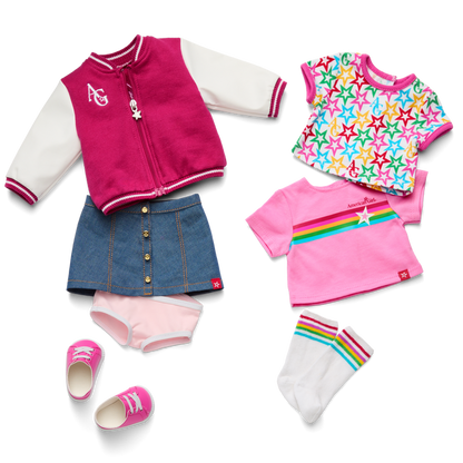 Truly Me™ 18-inch Doll #124, Puppy, Mini Backpack & Accessories AG™ Star Squad Bundle