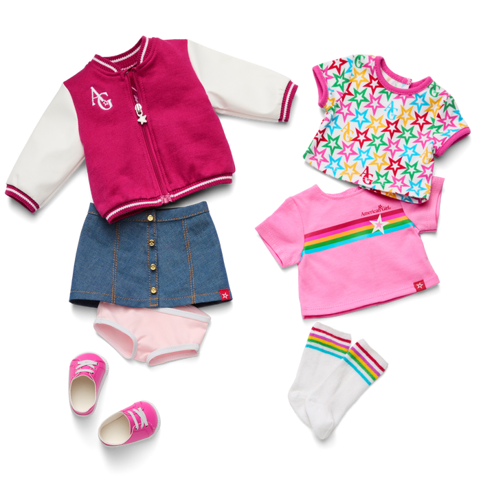 Truly Me™ 18-inch Doll #126, Puppy, Mini Backpack & Accessories AG™ Star Squad Bundle