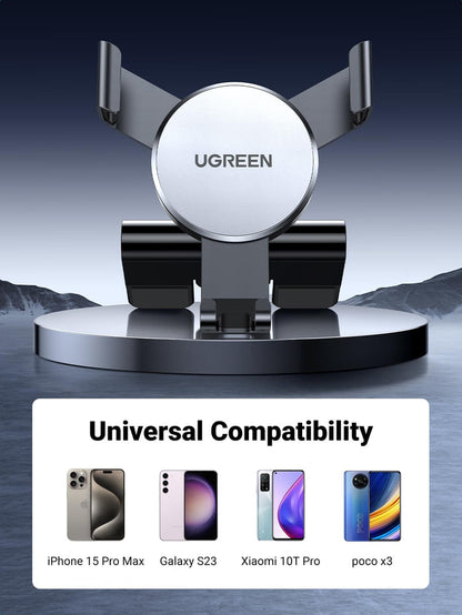 UGREEN Car Phone Mount CD Slot Gravity Car Phone Holder Free Angle Rotation - UGREEN EU