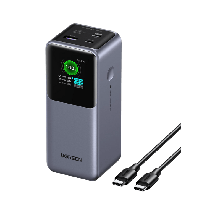 UGREEN Nexode Power Bank 20000mAh 130W with Smart Digital Display - UGREEN EU