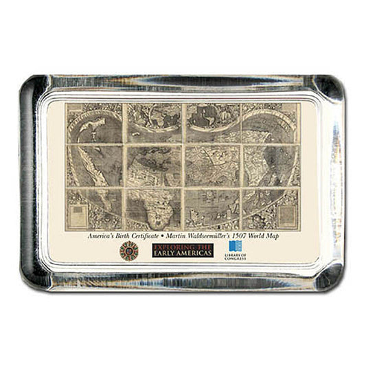 Waldseemuller Map Paperweight - Library of Congress Shop