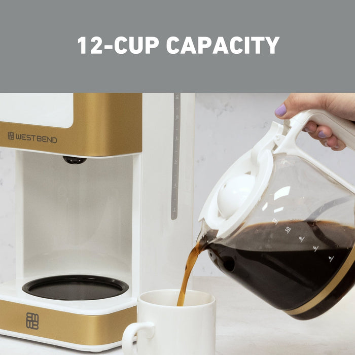 West Bend Timeless 12 Cup Hot & Iced Coffee Maker - West Bend
