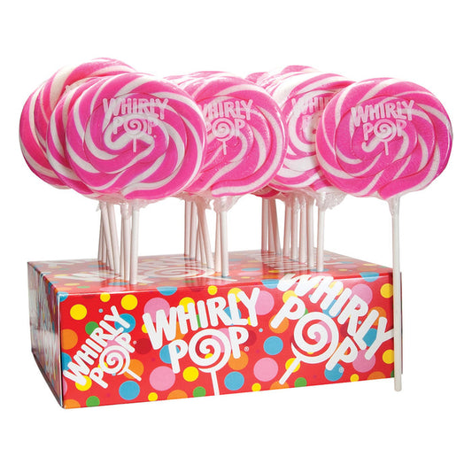 Whirly Pops Pink Strawberry - 24ct