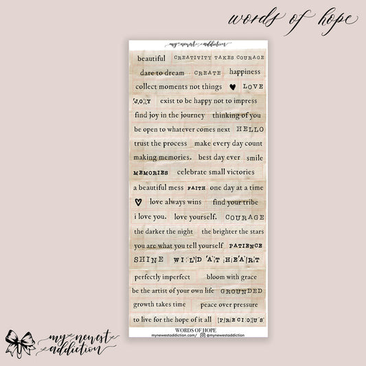 Words of Hope
