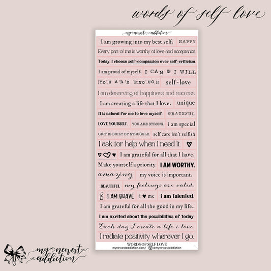 Words of Self Love